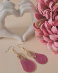 Rose Garden Leaf Drop Earrings
